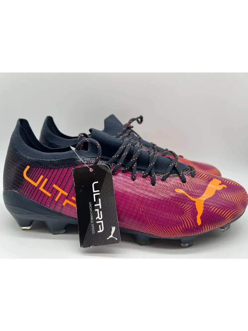 Puma Ultra 2.4 Fg/Ag Soccer Cleats Purple Black 106698-03 Men's Size 11 NEW